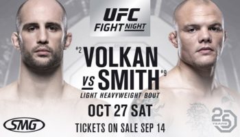 UFC Fight Night 138 — Энтони Смит vs Волкан Оздемир: участники, кард, дата и результаты