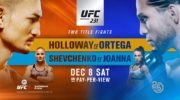 UFC 231 Holloway vs Ortega — основной кард, прямая трансляция