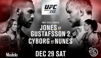 UFC 232 Jones vs Gustafsson 2 — основной кард, прямая трансляция